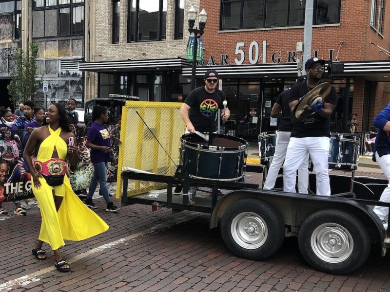 Boxing and MMA star Claressa Shields was the grand marshal of Flint's Champions Parade on Juneteenth.