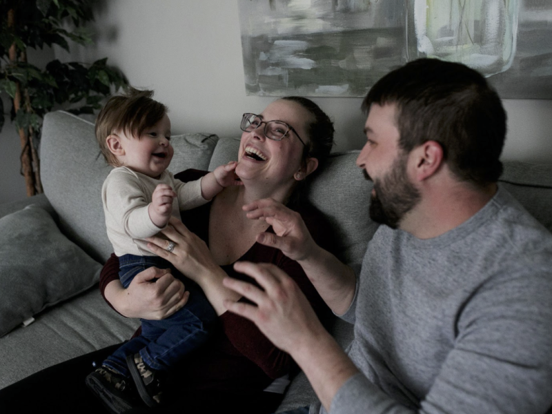 The Shepps family not only had to navigate the pandemic, they had to navigate having a baby last year.