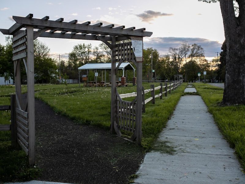 A neighborhood park with a pavilion and community garden has become a hub and gathering space for Eastside Franklin Park residents.