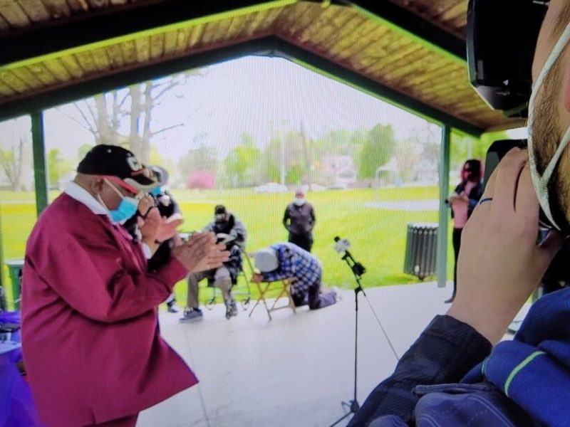 Community activists, faith leaders, and residents called for collaboration to help slow violent crime in Flint on May 1.