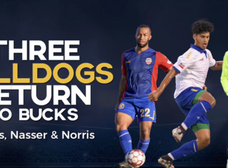 Rhys Myers, Hemi Nasser, and Caleb Morris will play for the Flint City Bucks this season.