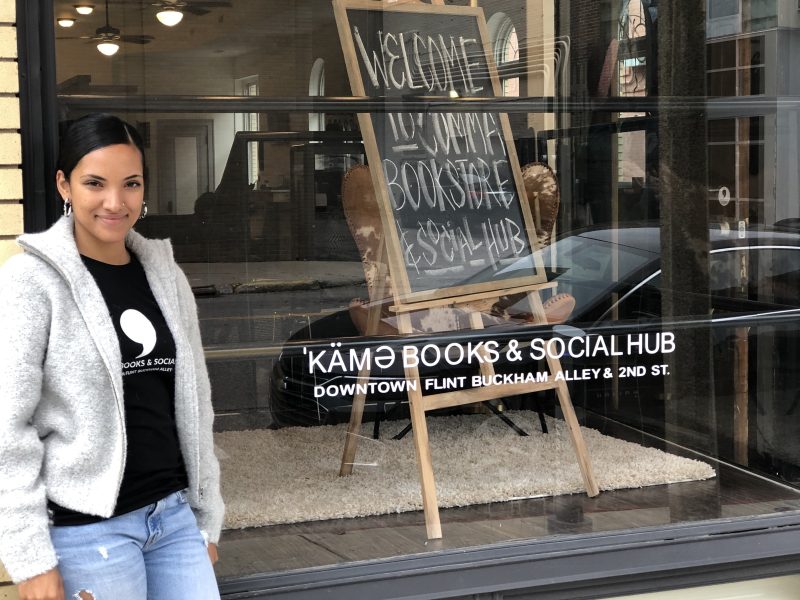 Comma Bookstore and Social Hub owner Egypt Otis.