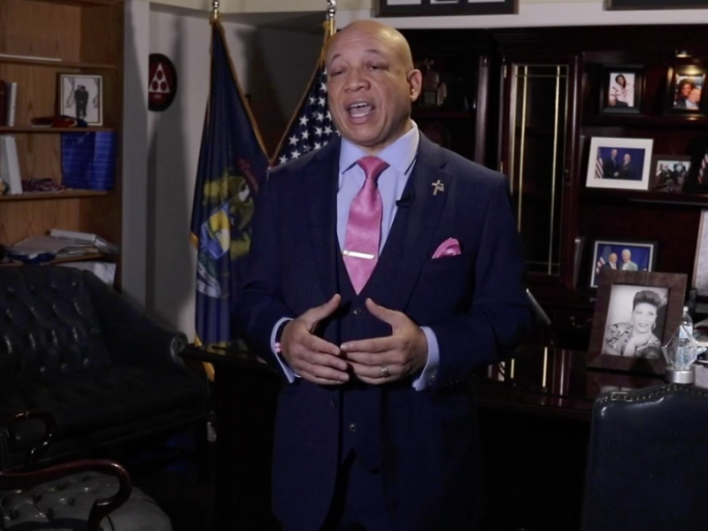 Flint Mayor Sheldon Neely delivered his first State of the City address on December 8, 2020.