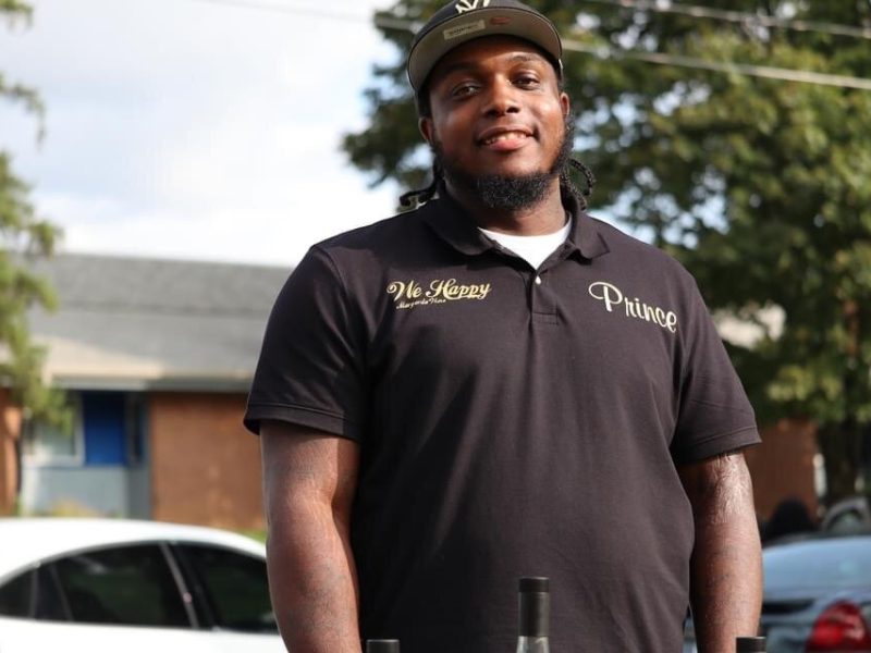 Prince Talley, Flint native and founder of We Happy Beverages.