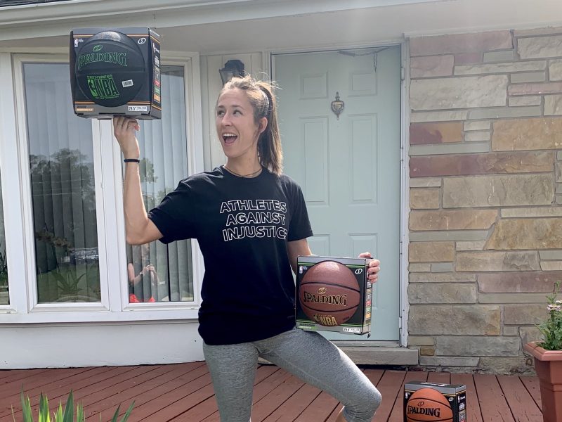 A Flint Police Officer's story inspired Ann-Marie Blaney to raise money to provide basketballs to Flint kids.