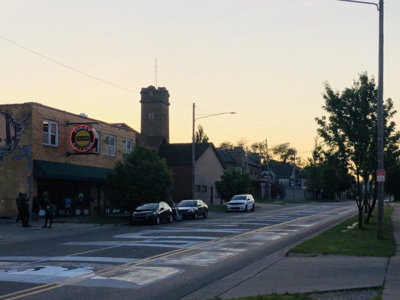 A new Black Lives Matter mural was painted on Martin Luther King Jr. Boulevard downtown Flint.