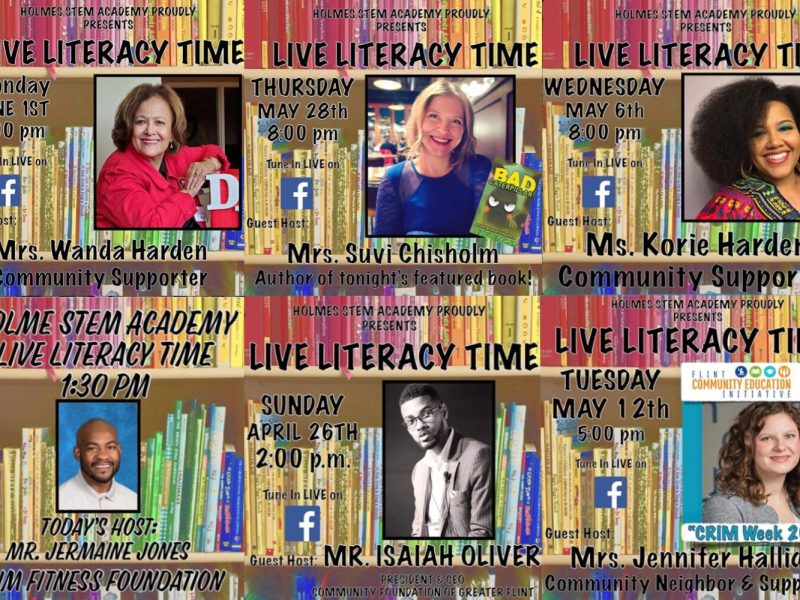 Over the course of 20 or so streams, volunteers from all walks of life and all parts of the city kept Flint children entertained and engaged.