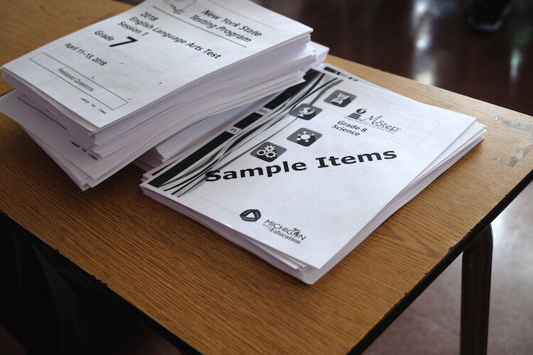 The Michigan Student Test of Educational Progress (M-STEP) is a state-wide standardized test taken by third and eighth-graders that serves as the basis of the Mackinac Center for Public Policy school progress report. 