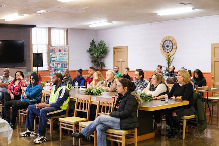In the open question and answer portion of the panel, audience members were able to respond with their own experiences of blight, solutions, and community-building.