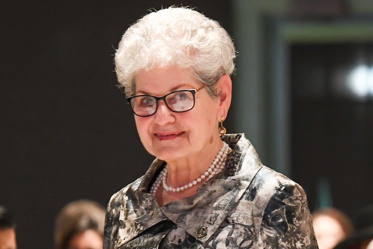 Sally Shaheen-Joseph, a two-term Mott Community College trustee, was recognized among seven co-nominees in a ceremony on Tuesday, Dec. 3 at Factory One,