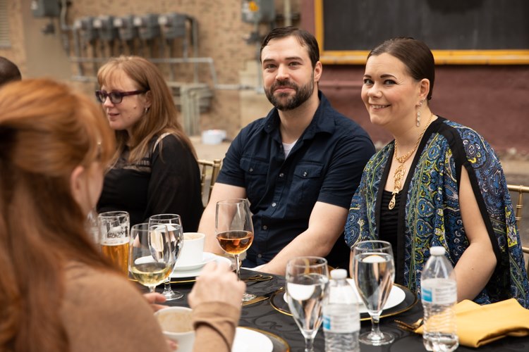 Local attorneys also helped sponsor the event. Pictured here is family law attorney Jessica Hammon.