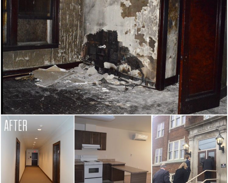 A look at the before and after of the $8.3 million renovation at Swayze Court Apartments