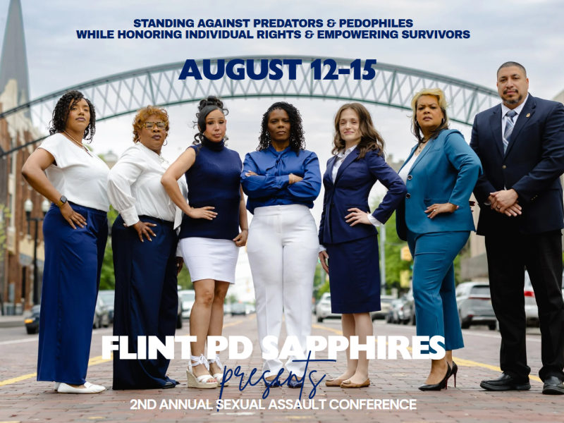 The Flint Police Department’s S.A.P.P.H.I.R.E.S. Unit will host its second annual “Preventing Sexual Assault Crimes & Empowering Survivors” Conference, August 12–15.