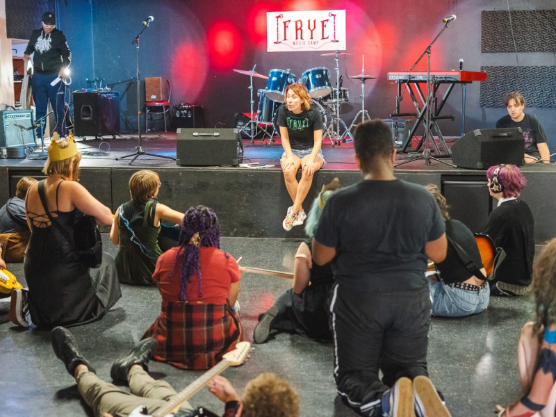 Led by Julie Hugunin and powered by community support, FRYE Music Camp offers free instruction, instruments, and mentorship from Flint-connected musicians.
