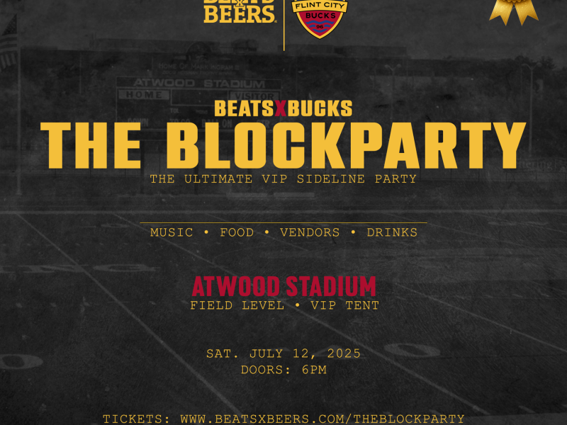 The Block Party by Beats x Beers returns on Saturday, July 12 at Atwood Stadium, featuring live DJ sets, food trucks, and local vendors, all inside the stadium’s sideline VIP tent.